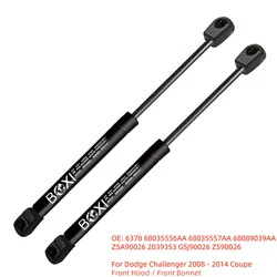 BOXI 2Pcs Front Hood Lift Supports Shocks 6378 68035556AA Props For Dodge Challenger 2008 - 2014 Coupe Lifts Struts