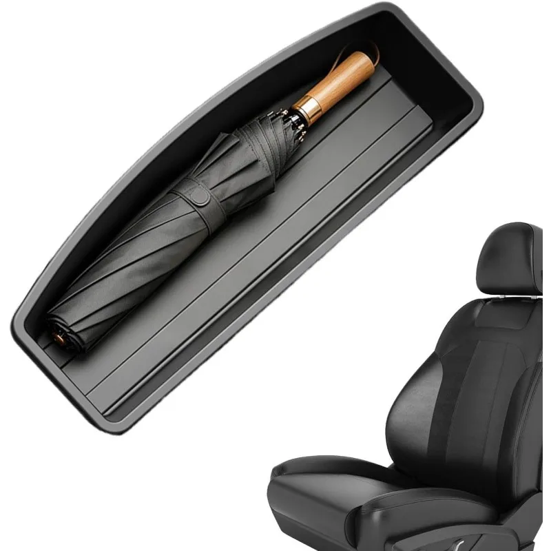 Washable Anti-Slip Universal Car Under Seat Storage Box ABS Drawer Organizer Odorless More Space Car Interior Accessories
