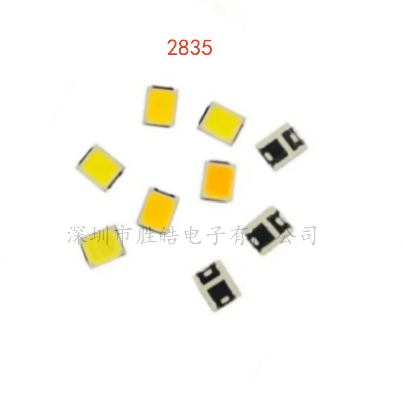 (100PCS) NEW   2835  SMD LED Chip 1W 18V 9V 6V 3V 130lM Cool Cold Nature White LED 3000K 4000K 6000K 9000K High Brightness