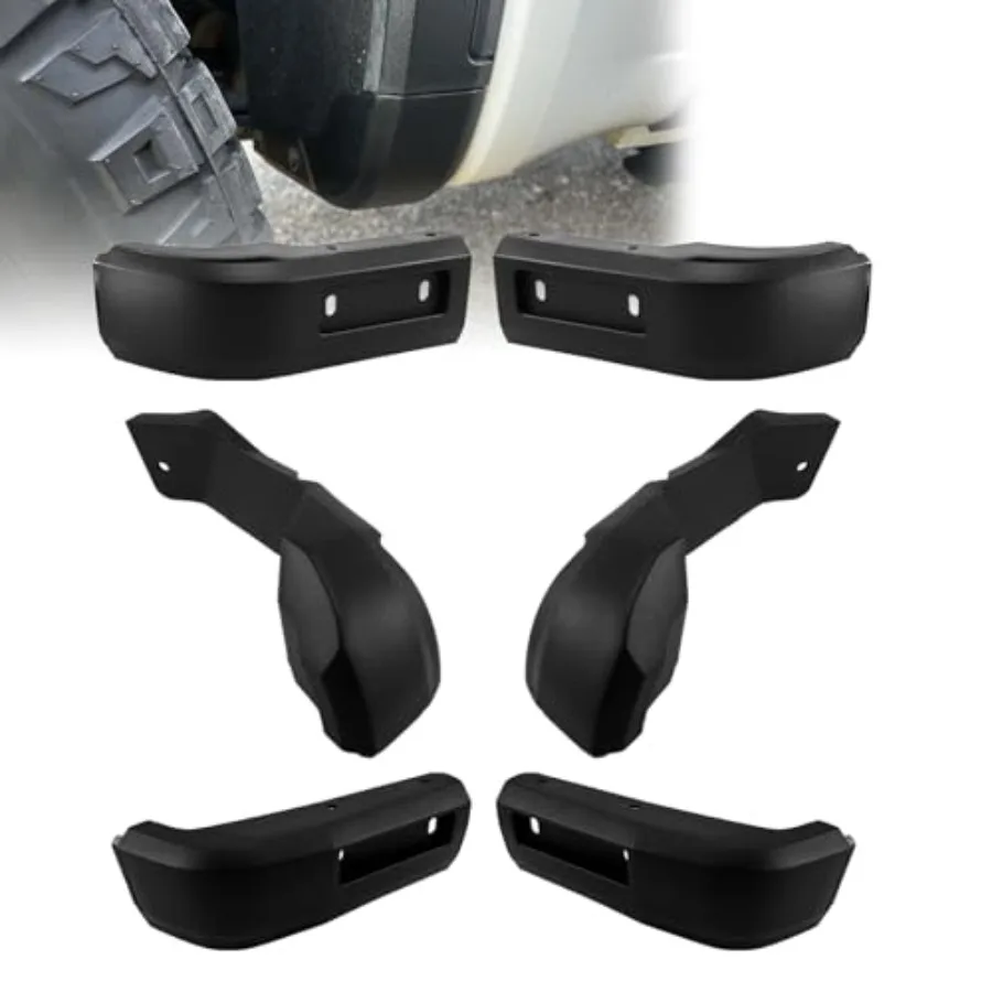 

Mud Flap Replacement Kit Compatible with GMC Sierra 1500 2WD 4WD 2019-2025 and Classic Including Front and Rear partsEasy Insta