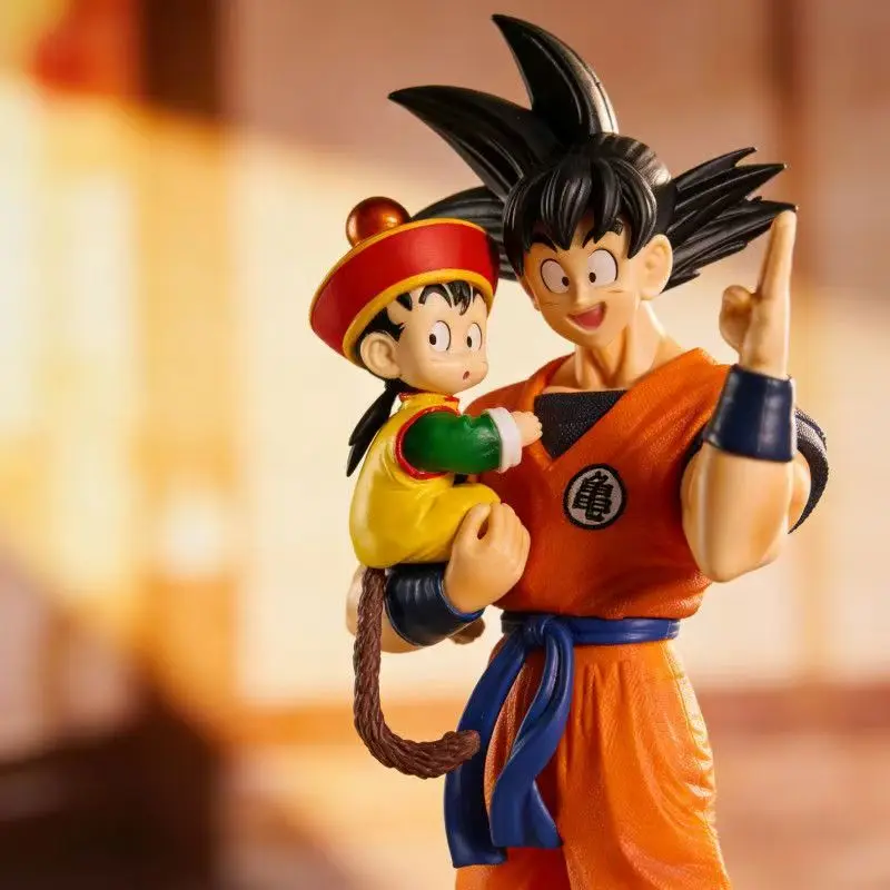

Коллекционная фигурка из ПВХ Dragon Ball Z: Сон Гоку и Малыш Гохан, 31 см – Статуэтка для фанатов, подарок, украшение для дома