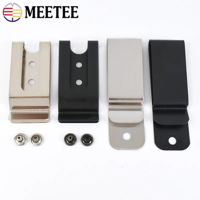 10/20/50Pcs Metal Belt Clip Buckles Wallet Hook Holster Clips Key Pocket Loop Man Waistband Clasp DIY Craft Hardware Accessories