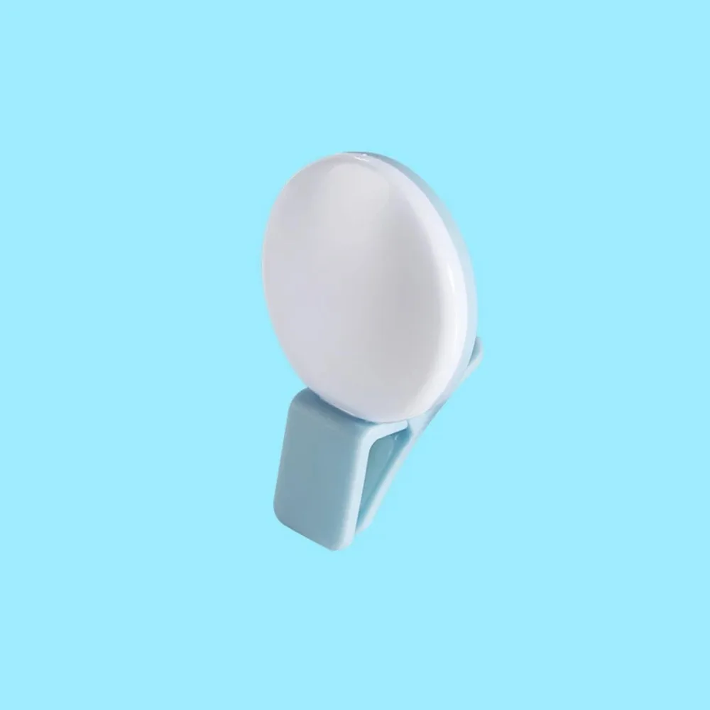 

Portable ABS Portable Mini Selfie Ring Light with Clip Mini LED Flash Supplementary Light Accessories Mobile Phone Fill Lamp
