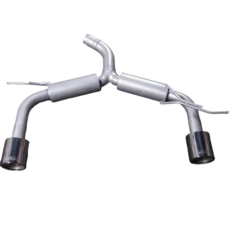Hot Selling Auto Exhaust System Muffler With Dual Exhaust Tips And Two Resonators Fit For Scirocco 1.4T