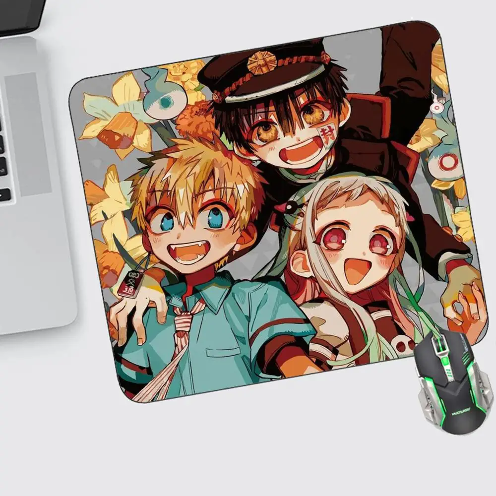 

Toilet-bound Hanako-kun Mouse Pad Small Gaming Accessories Keyboard Computer Offices Desk Mat Pc Gamer Non-slip Rubber Mousepad