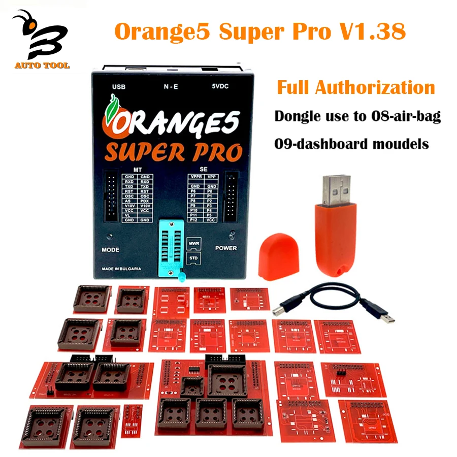 1.42 Orange5 슈퍼 프로 프로그래머, 전체 활성화, Orange5 전문 ECU 프로그래밍 장치, 전체 인증 활성화, V1.38