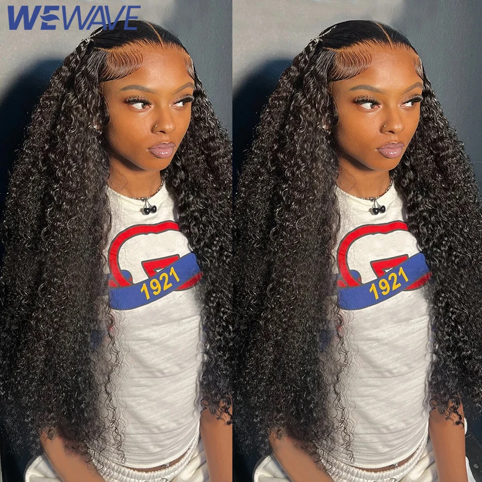 250 Density 13X6 Hd Lace Frontal Wig 30 40 Inch 13x4 Curly Lace Front Human Hair Wig Water Deep Wave Frontal Wigs For Women