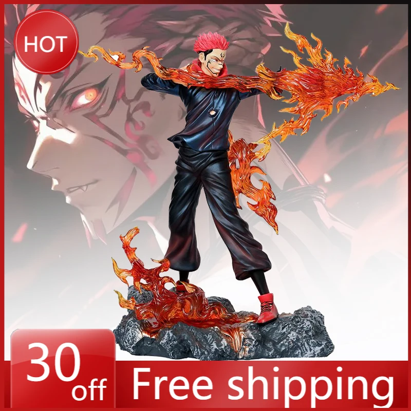 

30cm Jujutsu Kaisen Figure Ryomen Sukuna Gojo Satoru Anime Action Collection Model Desktop Ornaments Holiday Gifts Children Toys
