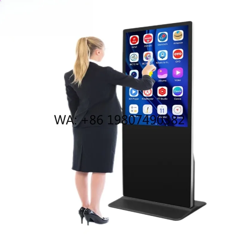 

32 Inch Interactive Touch Floor Digital Signage Cloud CMS Smart Display For Retail Store And Shopping Mall Commercial Usage