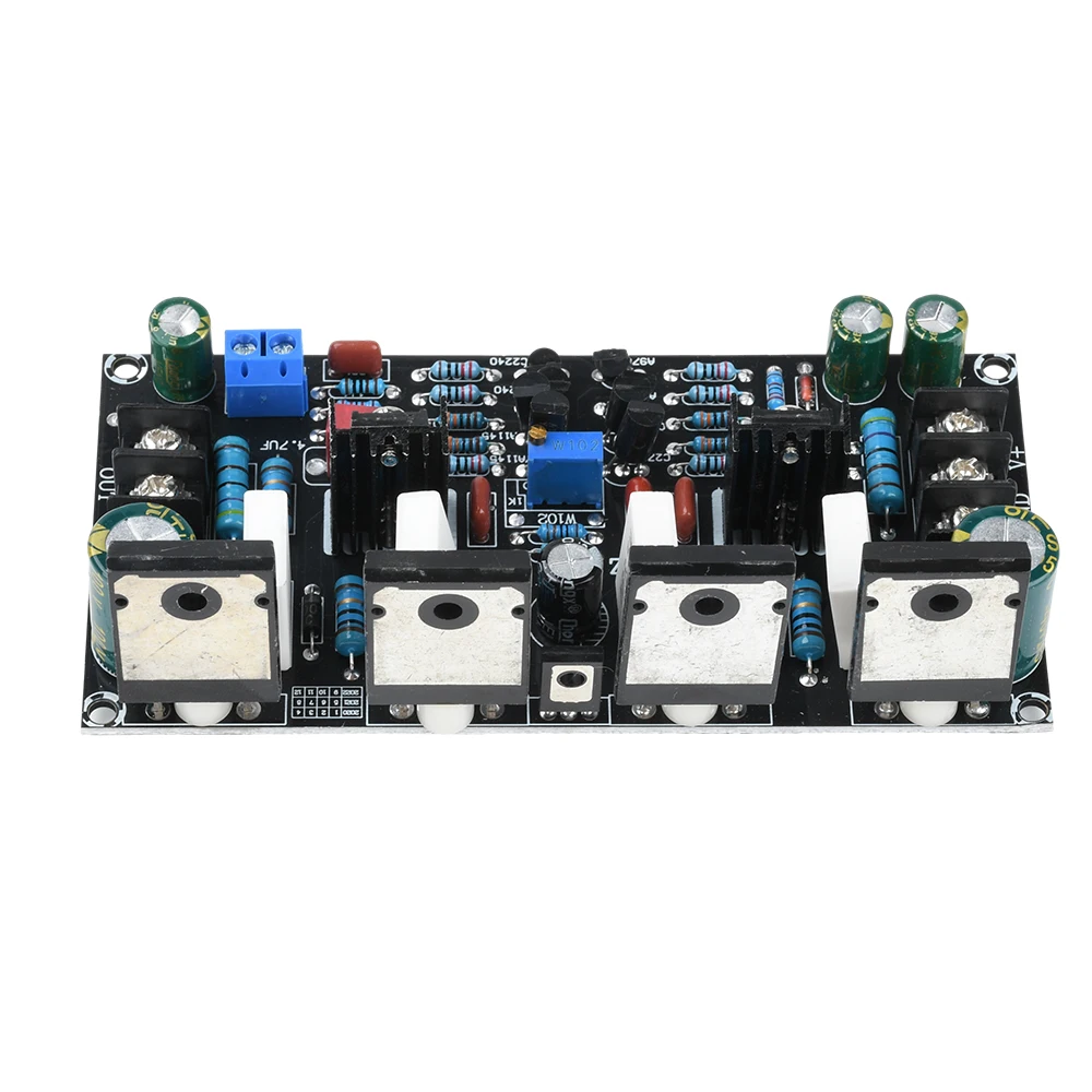 DC 20V-90V Dual Voltage Mono 200W Power Amplifier Board Tube Finished Amplifier Board 1943 + 5200 High Power Tube Amp Board