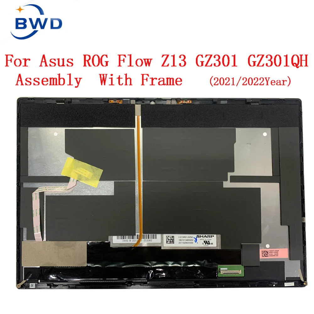 For Asus ROG Flow Z13 GZ301 Gaming 2022 Year 13.4 Inch Touch Panel