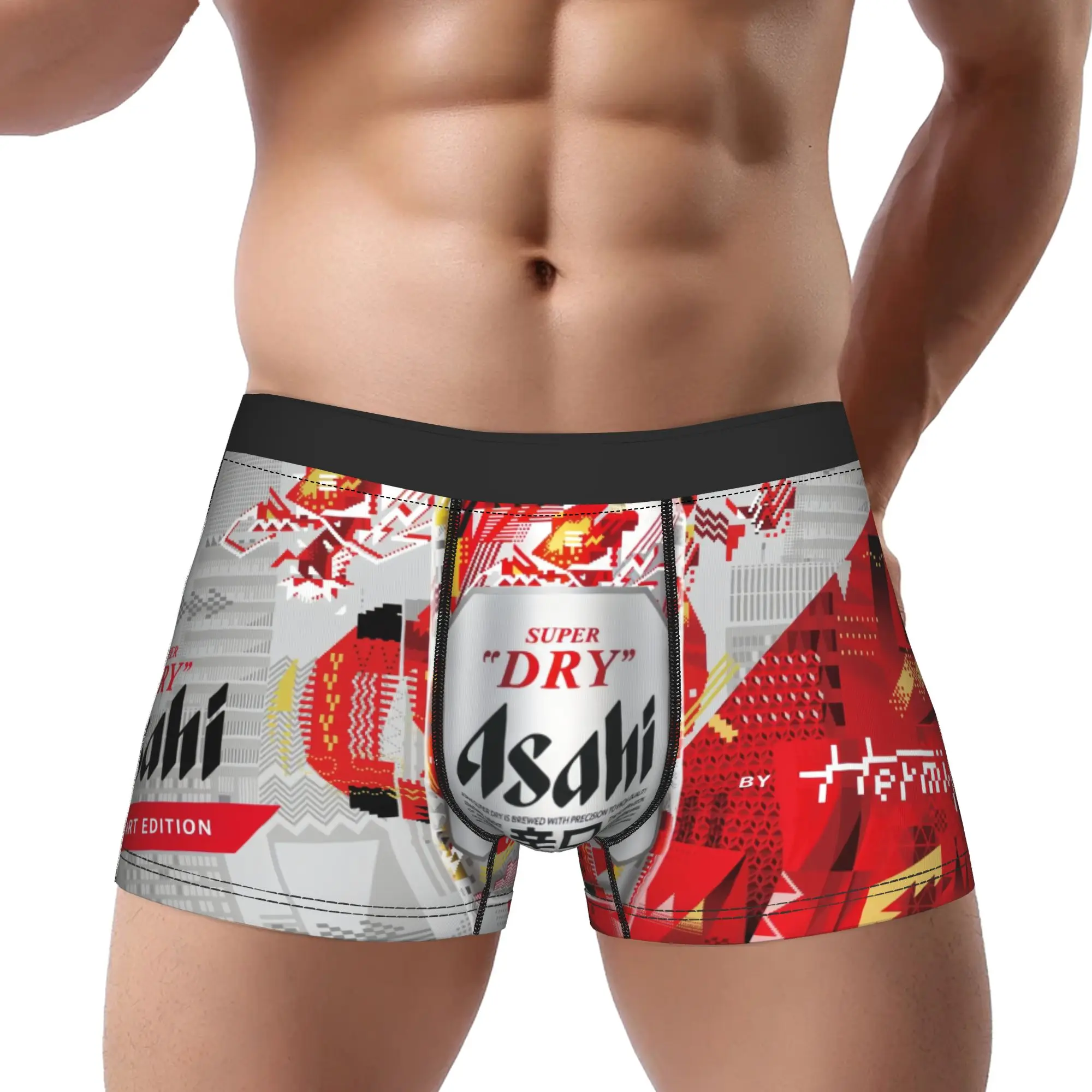 aAsahi Super Dry Pixel Art Edition Can  aAsahi Underpants Homme Panties Male Underwear Comfortable Shorts Boxer Briefs