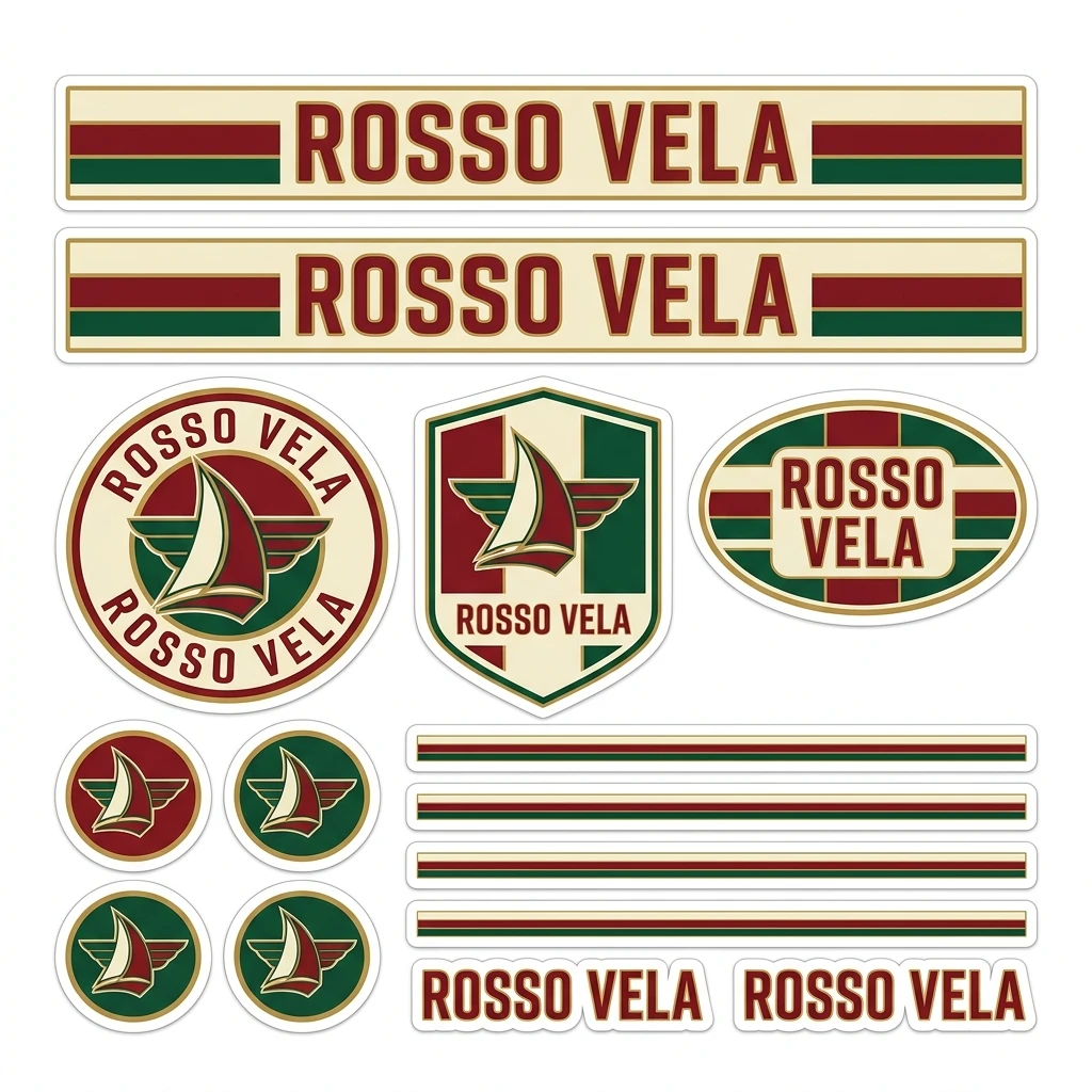Custom Car Decal Kit Combo - Your Logo Sticker Set, Vinyl Banners Badges Stripes for Company Vans Trucks, Any Size, Free Design