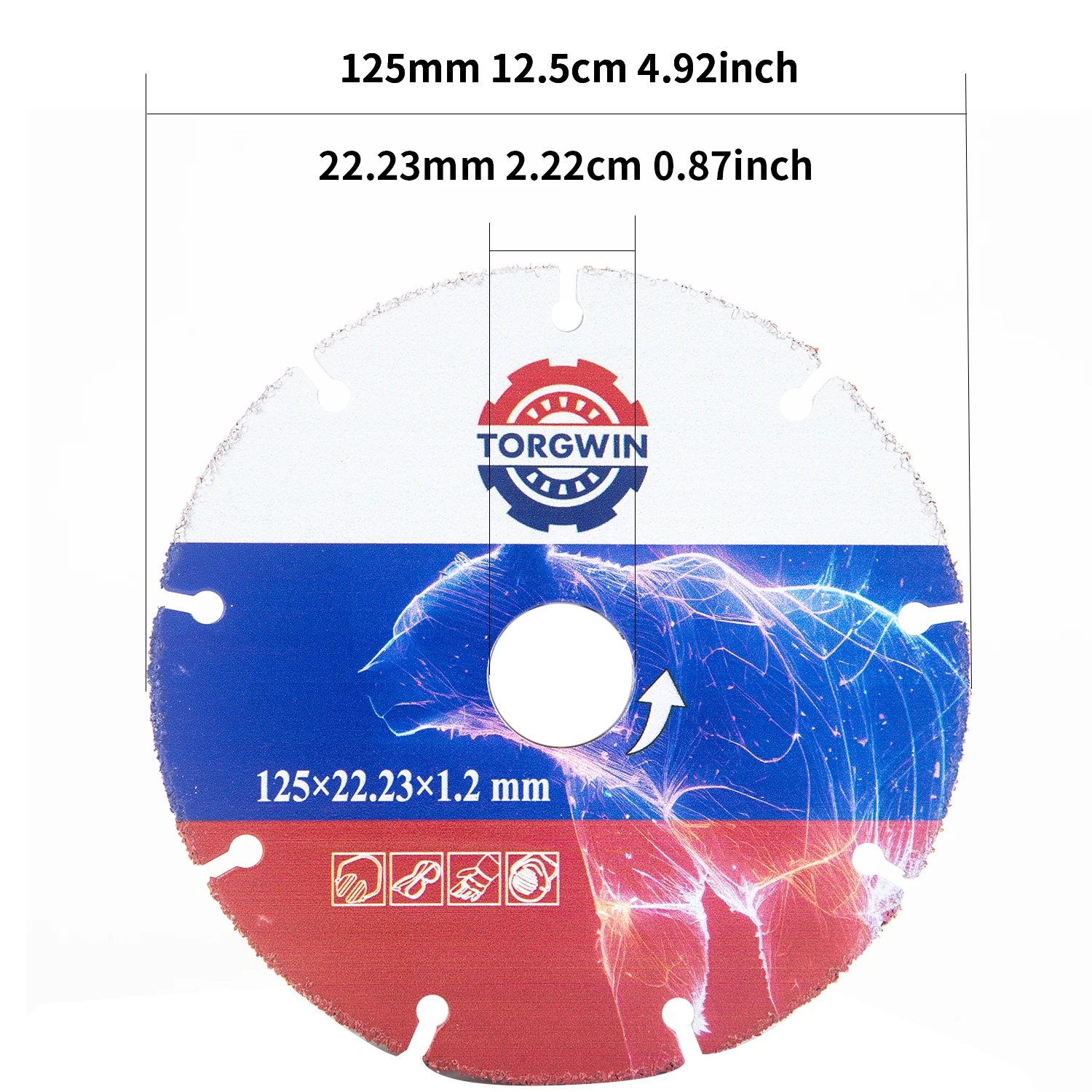 125MM Universal Cutting Disc Brazed Used For Installation On An Angle Grinder For Cutting Wood/plastic/laminate Dry Cutting Work