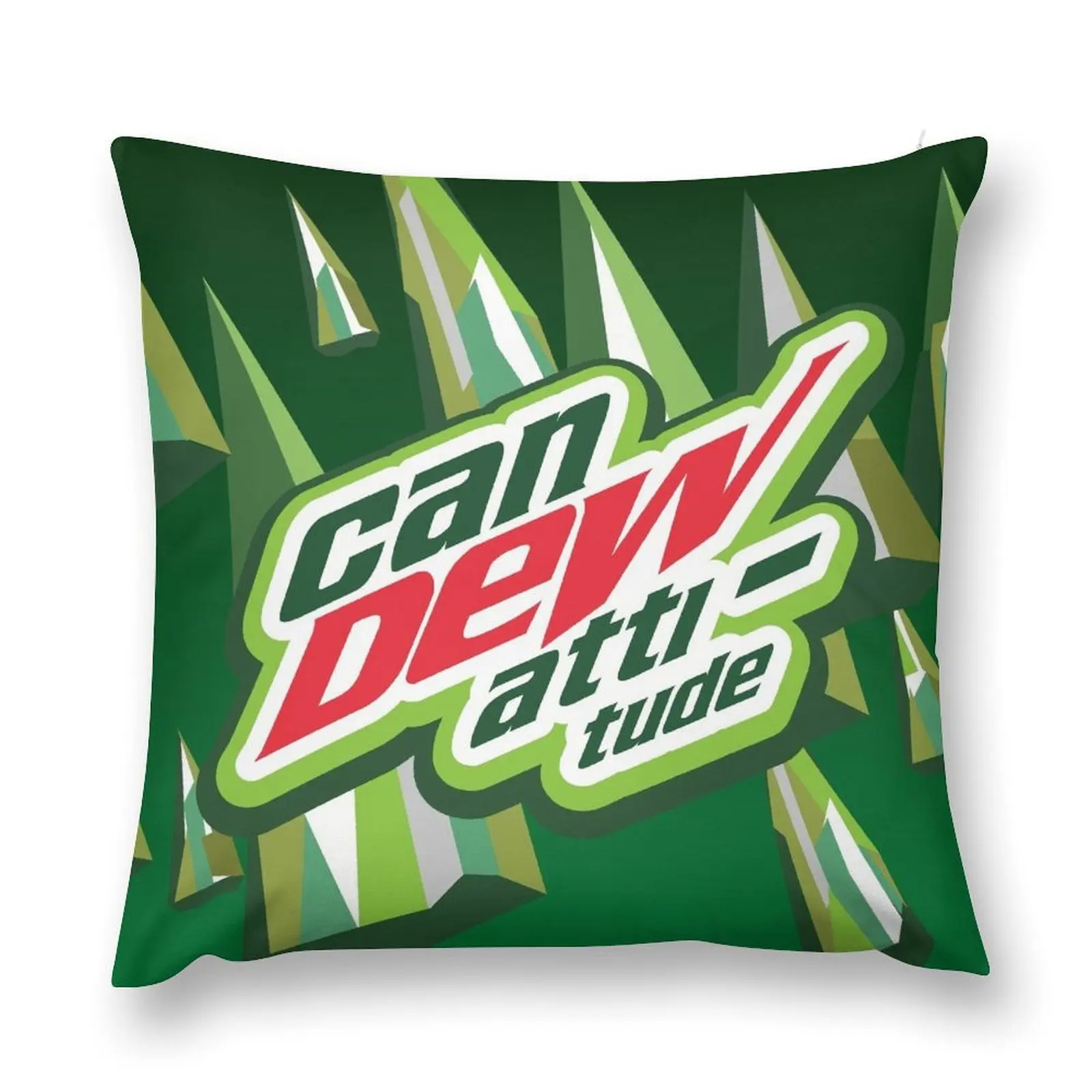 Can Dew Attitude Throw Pillow Sofa Cushion Cover Christmas Pillows ornamental pillows pillow