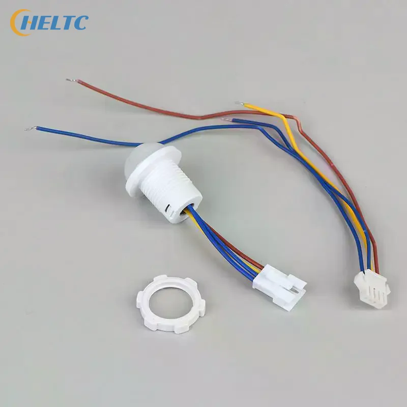 1PCS  110v 220v Home Indoor Outdoor Infrared Light Motion Sensor Time Delay Home Lighting PIR Switch LED Sensitive Night Lamp