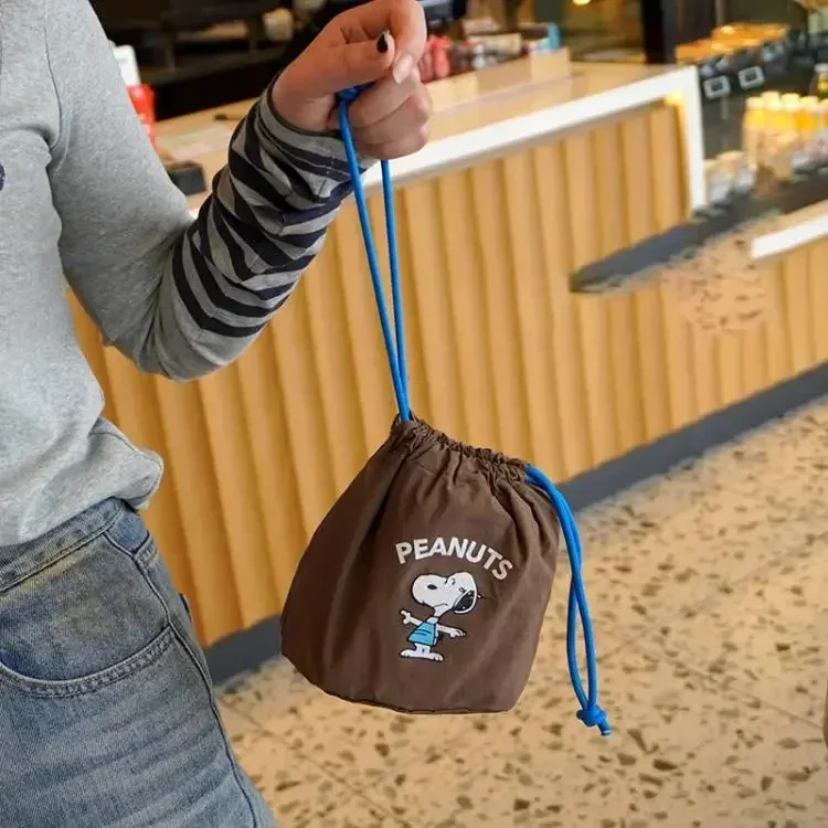 Neue Modische Beliebte Niedliche Cartoon-Snoopy-Reisetasche mit Großer Kapazität, Damen-Gepäcktasche, Damen-Umhängetasche, Faltbare Fitnesstasche – Detail 21
