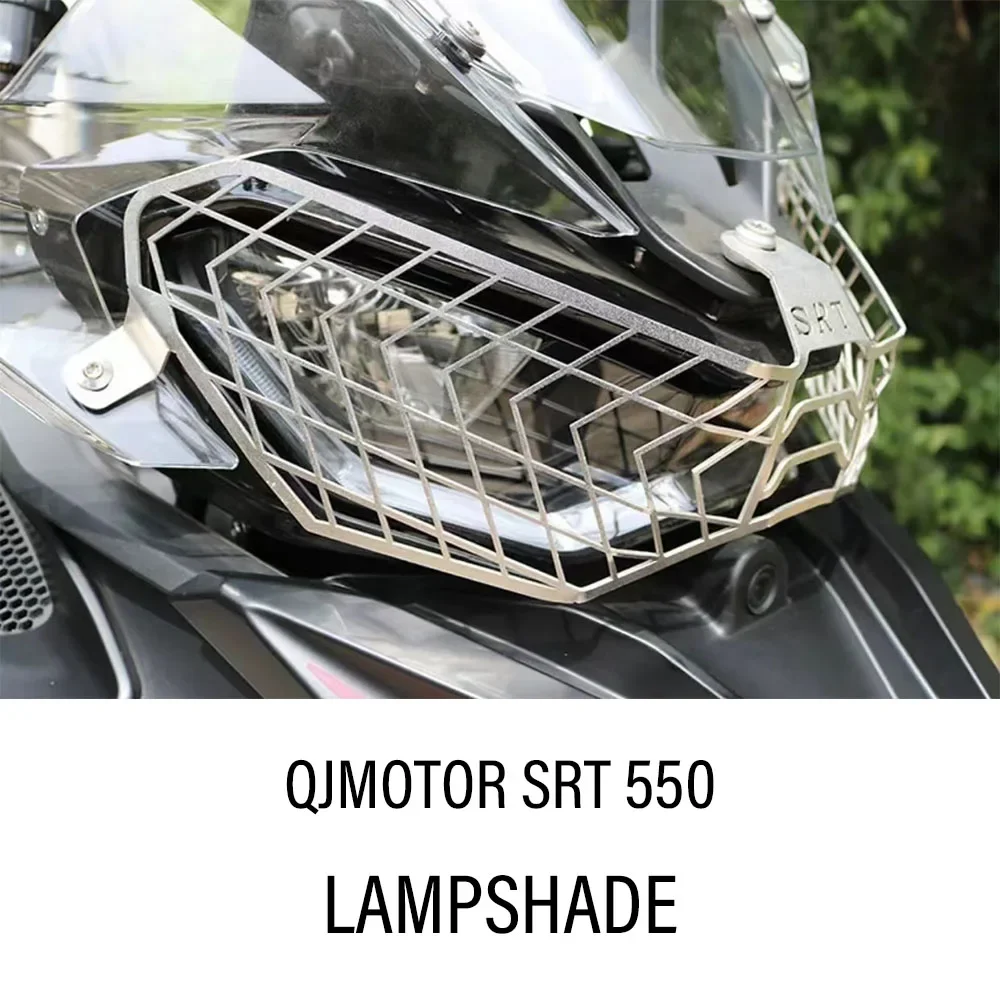 

New For QJMotor SRT 550 SRT550 550SRT Motorcycle Headlight Head Light Guard Protector Cover Protection Grill Aluminum