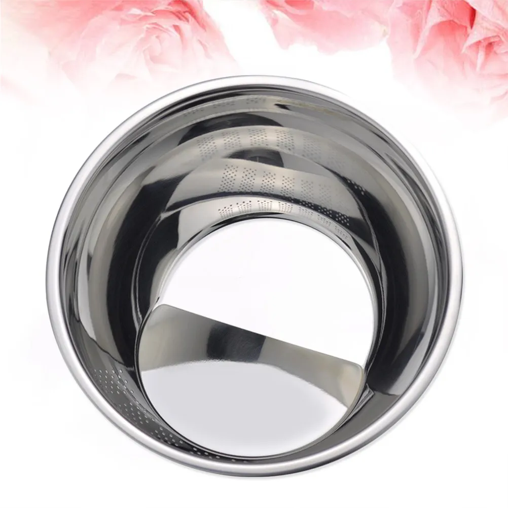 304 Stainless Steel Drain Bowl Colander for Rice Washing, Vegetable Straining & Food Holding