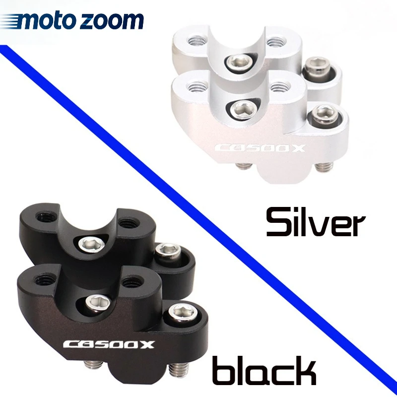 

CNC Aluminum Motorcycle Handlebar Riser 30mm Heightening Clamp Motorcycle Accessories For HONDA CB 500X CB500X 2013-2017