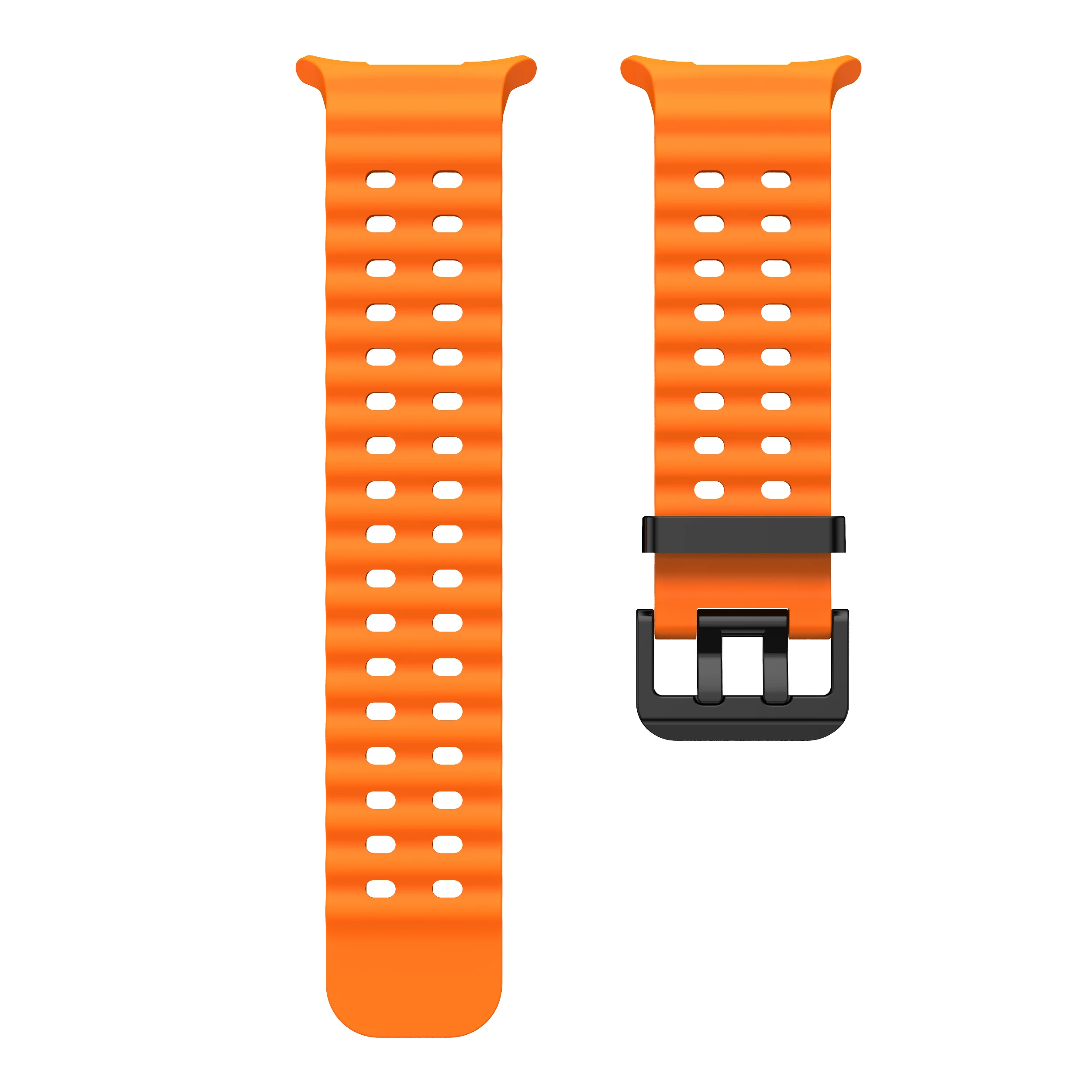 

Ремешок морской для часов Samsung Galaxy Watch ultra, силиконовый спортивный браслет 47 мм, аксессуары для часов correa Galaxy Watch 7 ultra, 47 мм