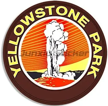 Yellowstone Park U.S. Sequoia Canyonlands Badlands Smoky Mountains Galapagos Wind Cave Autoaufkleber Vinyl Selbstklebende Aufkleber
