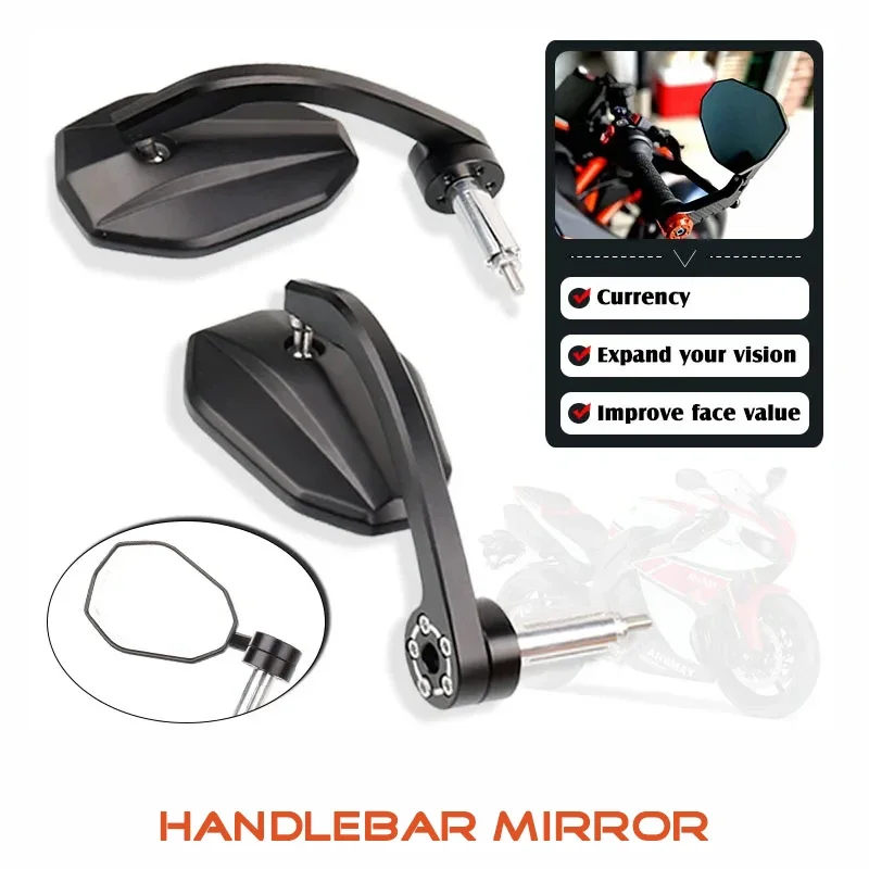 For GSX-S750 GSX-S1000 DL650 DL1000 V-Strom 650 1000 1050 1050XT Motorcycle Rear View Mirrors 7/8