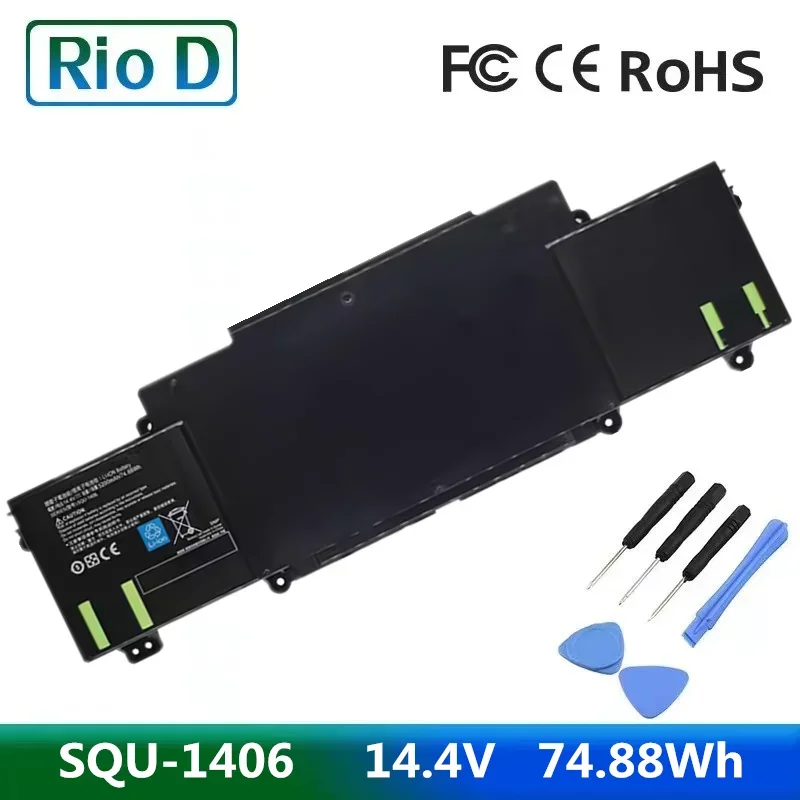 SQU-1406 Laptop Battery For ThundeRobot 911 911-S1 S2/A/B/C/D/E/G S3 S5A S5T S6 T1 T2 T5 M1/2/3/4/5/6 F1 911GT-Y1/Y2/Y