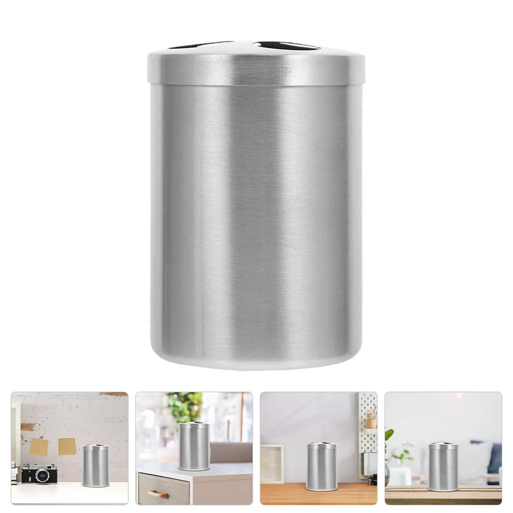 

Stainless Steel Toothbrush Holder Non-Slip Base Rustproof Bathroom Cup For Toothpaste Storage Modern Simple Design Freestanding