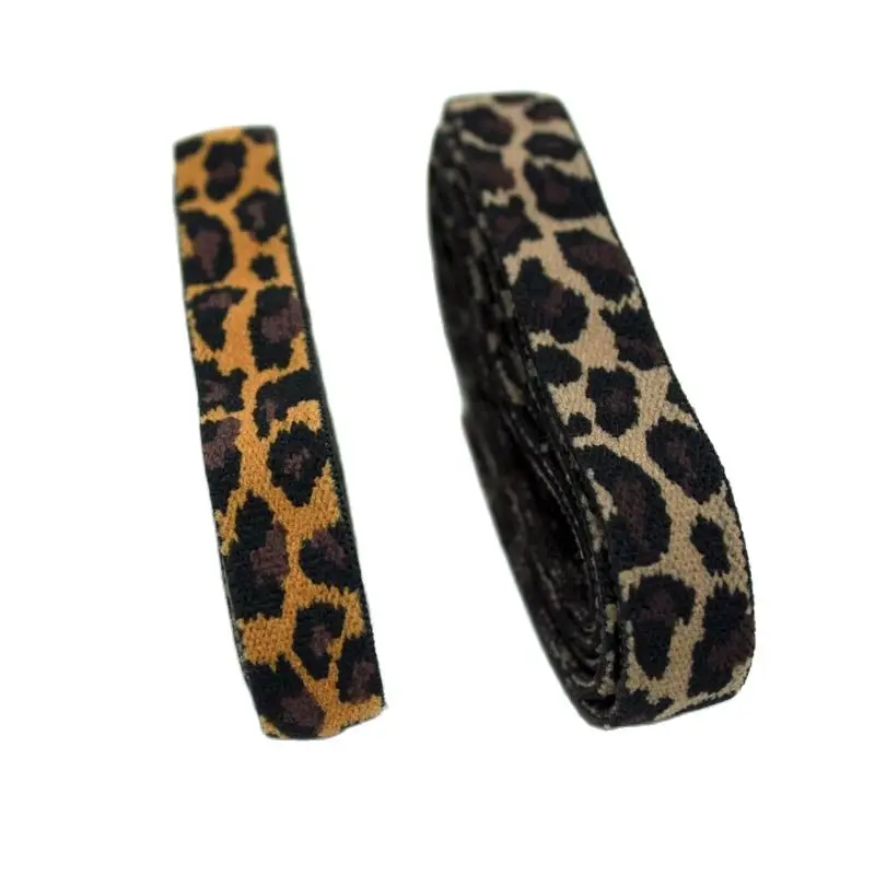 1.5cm leopard elastic band Thicken soft elastic flat rubber band pants waist pants camouflage elastic band clothing accessories