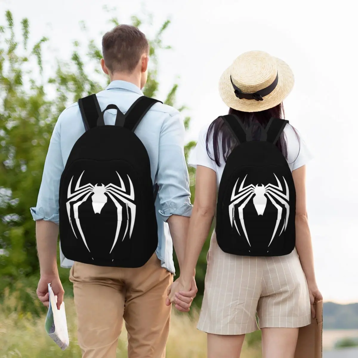 Custom Spider Laptop Backpack Women Men Basic Bookbag for School College Students Bags