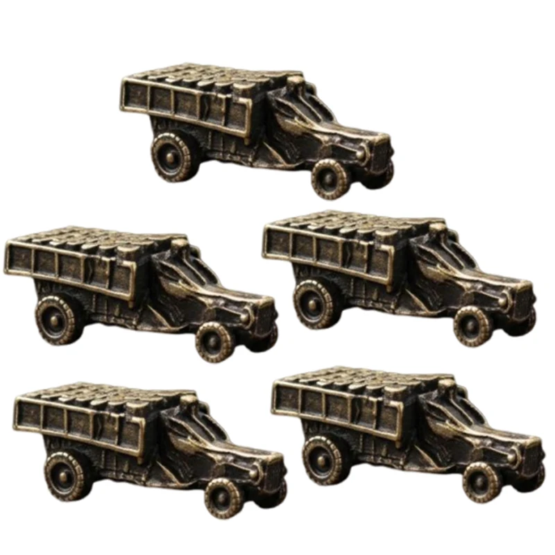 1/2/3/4/5Pcs Iron Miniature Truck Retro Vintage Design Durable Build For Home Decor Collection And Gift