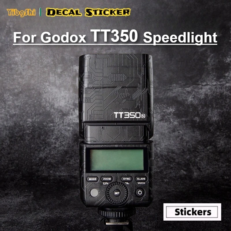 Vinilo Adhesivo Protector para Flash Godox TT350, Película Protectora Antiarañazos para Flash de Cámara TT350