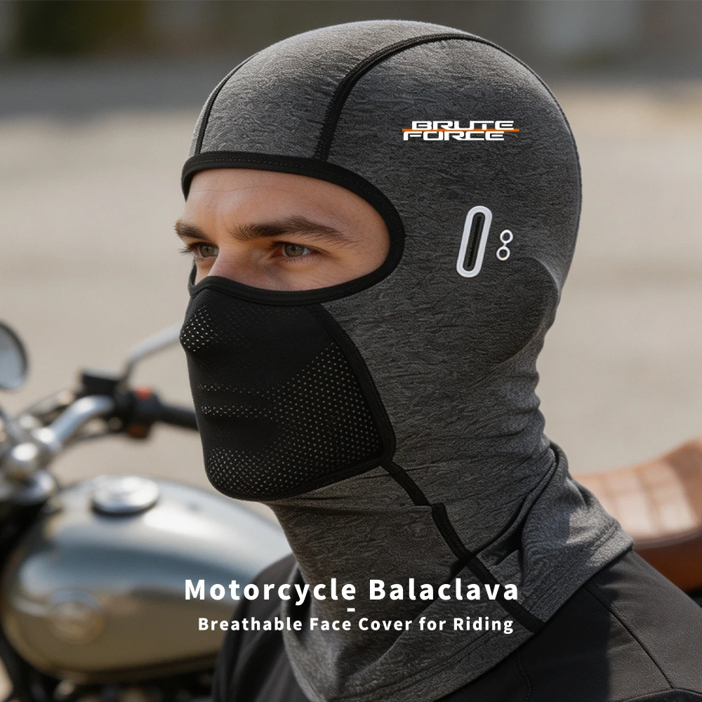 For Kawasaki Brute Force 450 / 750 / 300 (2024-2026) –Summer Cooling ATV Balaclava, Breathable Full Face Mask with UV Protection