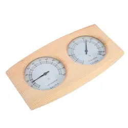 Temperature Humidity Meter Hygrometer Humidity Meter Thermometer 2 in 1 Sauna Room Wooden Steam Temperature Humidity Meter