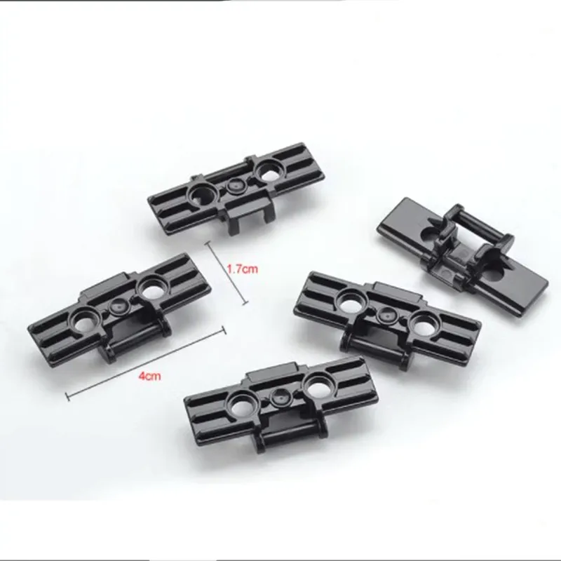 80pcs 57518 Building Blocks Part Large Size Tank Engineering Car Track Accessorie Birck Compatible Ev3 24375 DIY Brick Toys