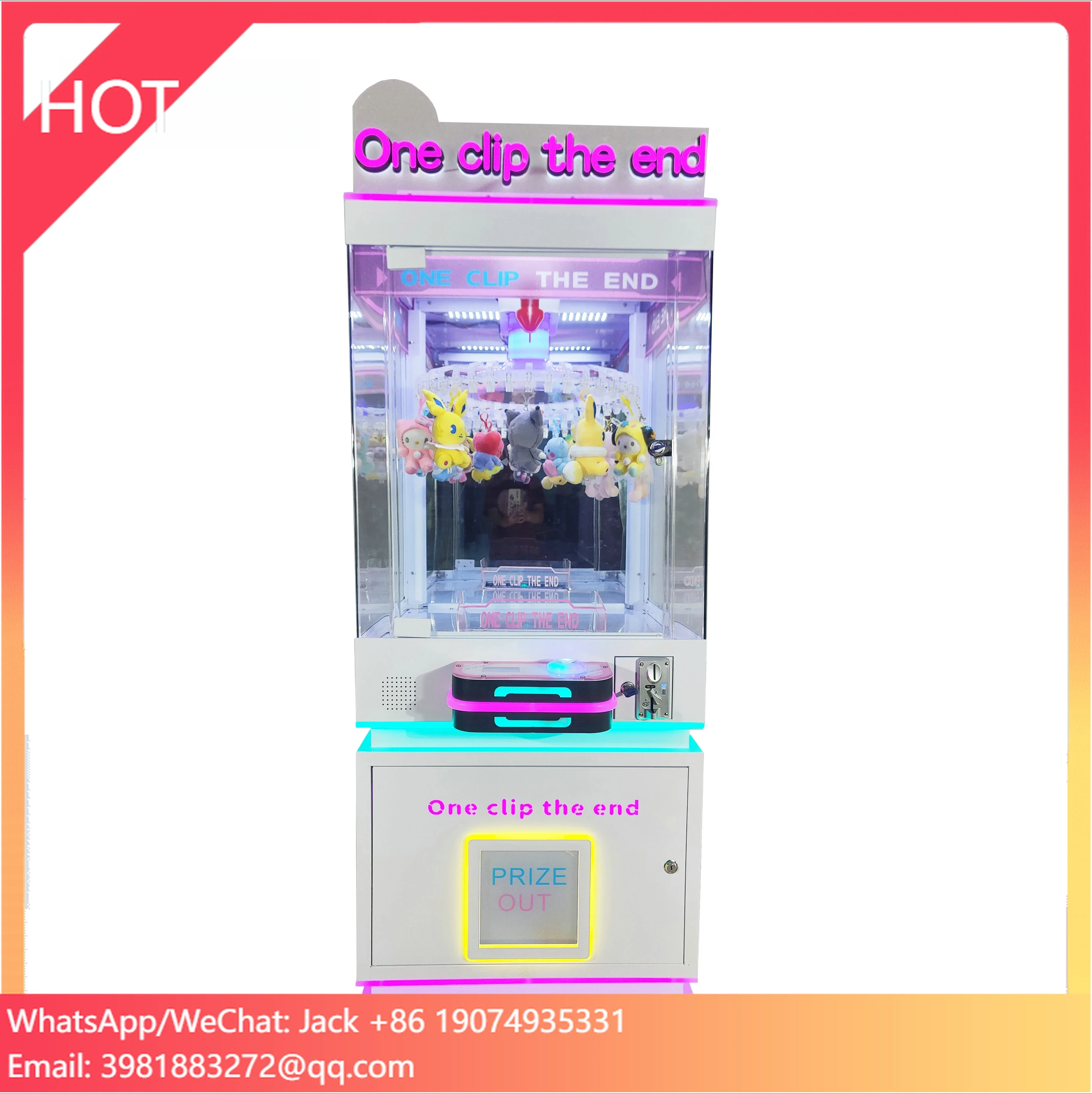 

Hot Clip Prize Game Machine Gift Vending Machine Clip Sticker Card Game Machine