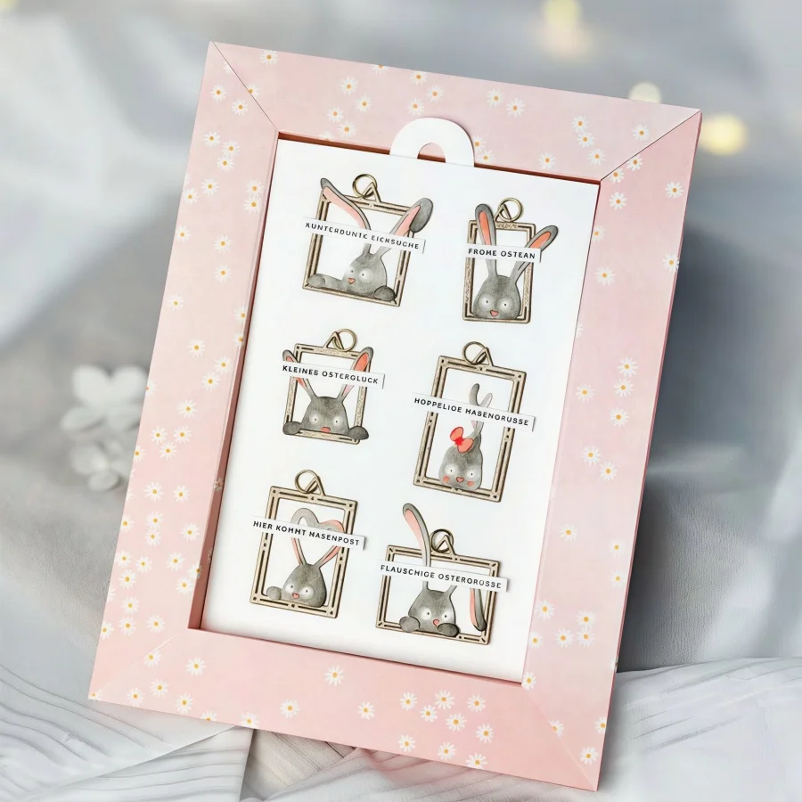 Neu eingetroffen: Curious Bunnies Metall-Stanzformen für Scrapbooking, Papierhandwerk, Schablonen, Fotoalben