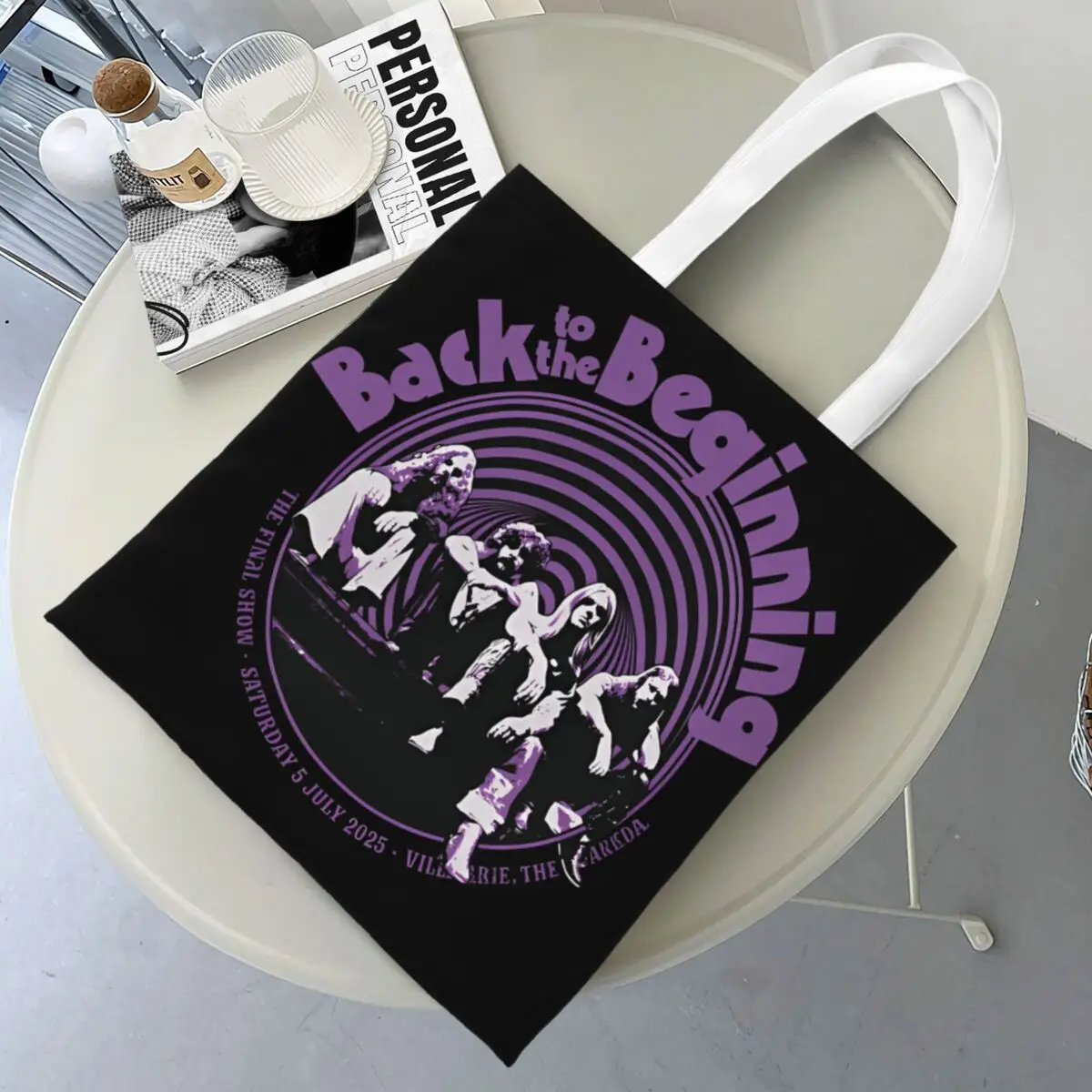 

Ozzys Osbournes Shopper Bag Back to the Beginning Elegant Handbags Polyester College Tote Bag Lady Graphic Shopping Bags