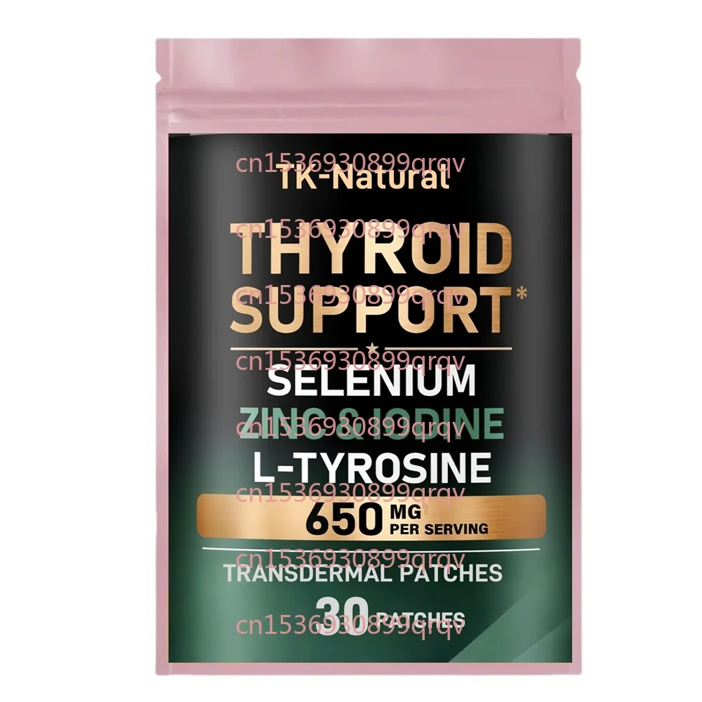 30-pleisters Schildklierondersteuning Transdermale pleisters met jodium, magnesium, zink - Antioxidant en immuunondersteuning