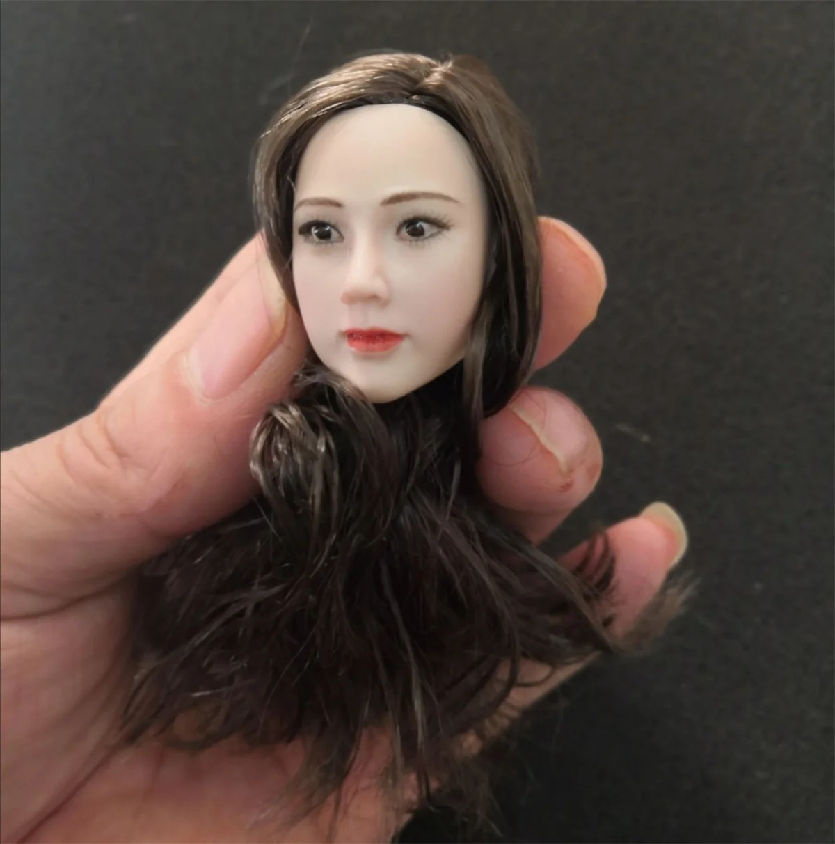 

Female Pale Head Sculpt Wenwen Dai star 1/6 Scale Model Soldier Carving Star Fit 12'' Inch Action Figure Toys