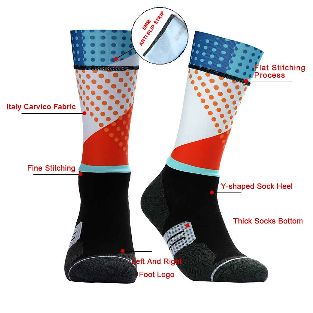 2022 Sports Socks Cycling Socks Men Women Bike socks Basketball Socks Racing Socks Street Fashion Roller Skating Hip-hop Socks