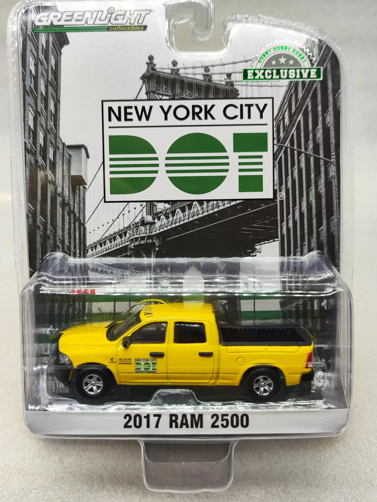 

GreenLight 1:64 2017 Ram 2500 - Пикап Департамента транспорта города Нью-Йорк, литая модель автомобиля из сплава, коллекционный подарок