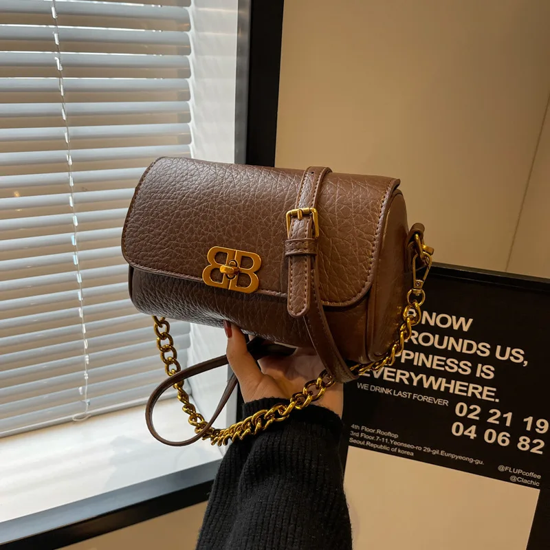 

2025 Puffy Bag with Chain Strap, Women's Vintage Pillow Shoulder Bag, Quilted Crossbody Purse for Fall Winter, Luxe Velvet Feel