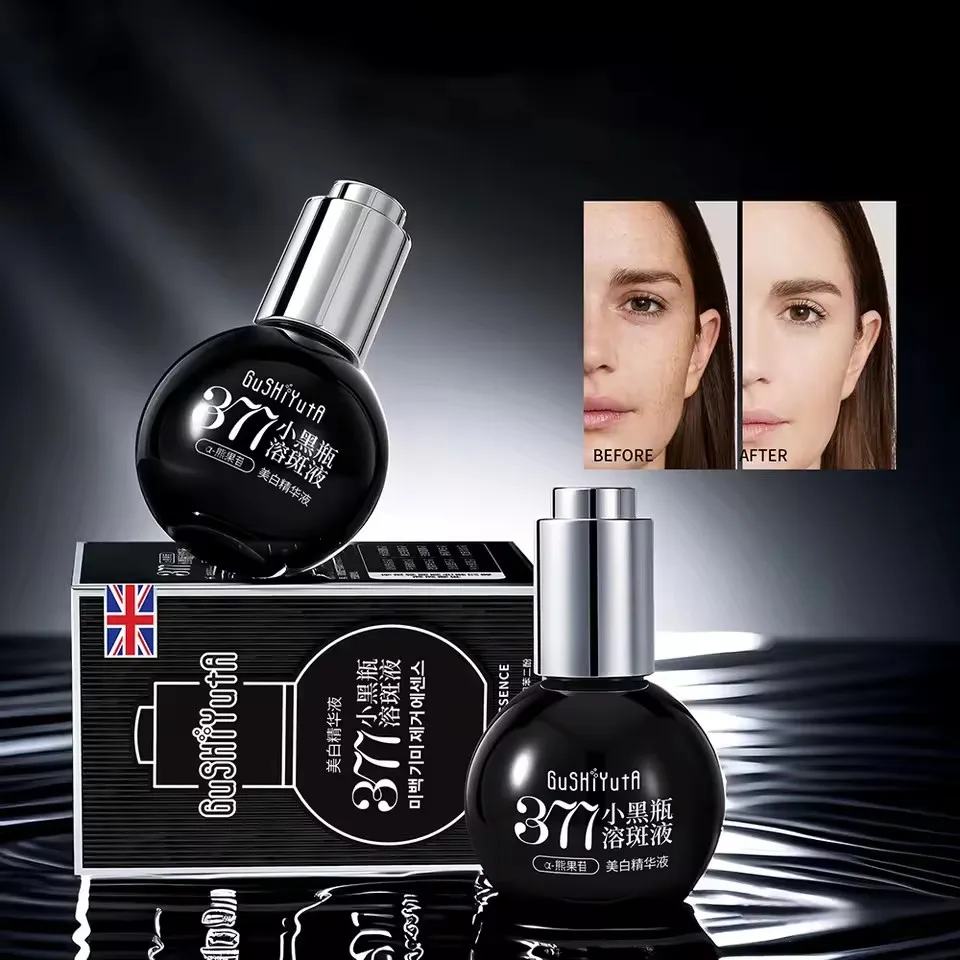 Effectively Inhibit Melanin Niacinamide Arbutin Small Black Bottle Remove Spots Liquid Fade Acne Marks Hydrate Brighten Essence