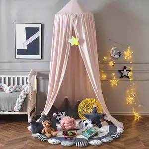 Kinder Mosquitoiro Baby Cradle Vorhang Hängende Zeltbett Dekoration Mädchen Prinzessin Hängende Bett Dossel Wohnzimmer Singen Spiel Reading Nookdecor 6 Hauptverkauf Guarda Rain Elsa - №1
