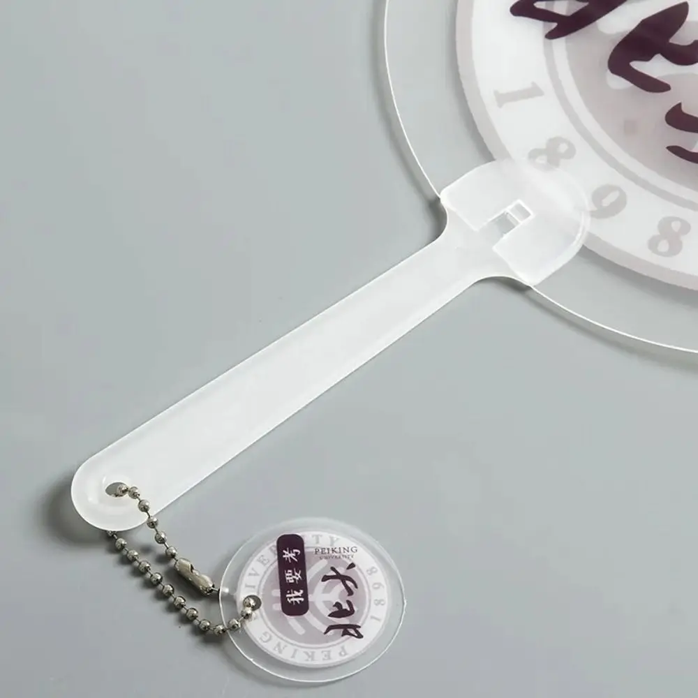 

10Pcs Fan Accessories Transparent Hand Fan Handle Portable Mini Graffiti Fan Handle Practical DIY Kindergarten Fan Handle Fan