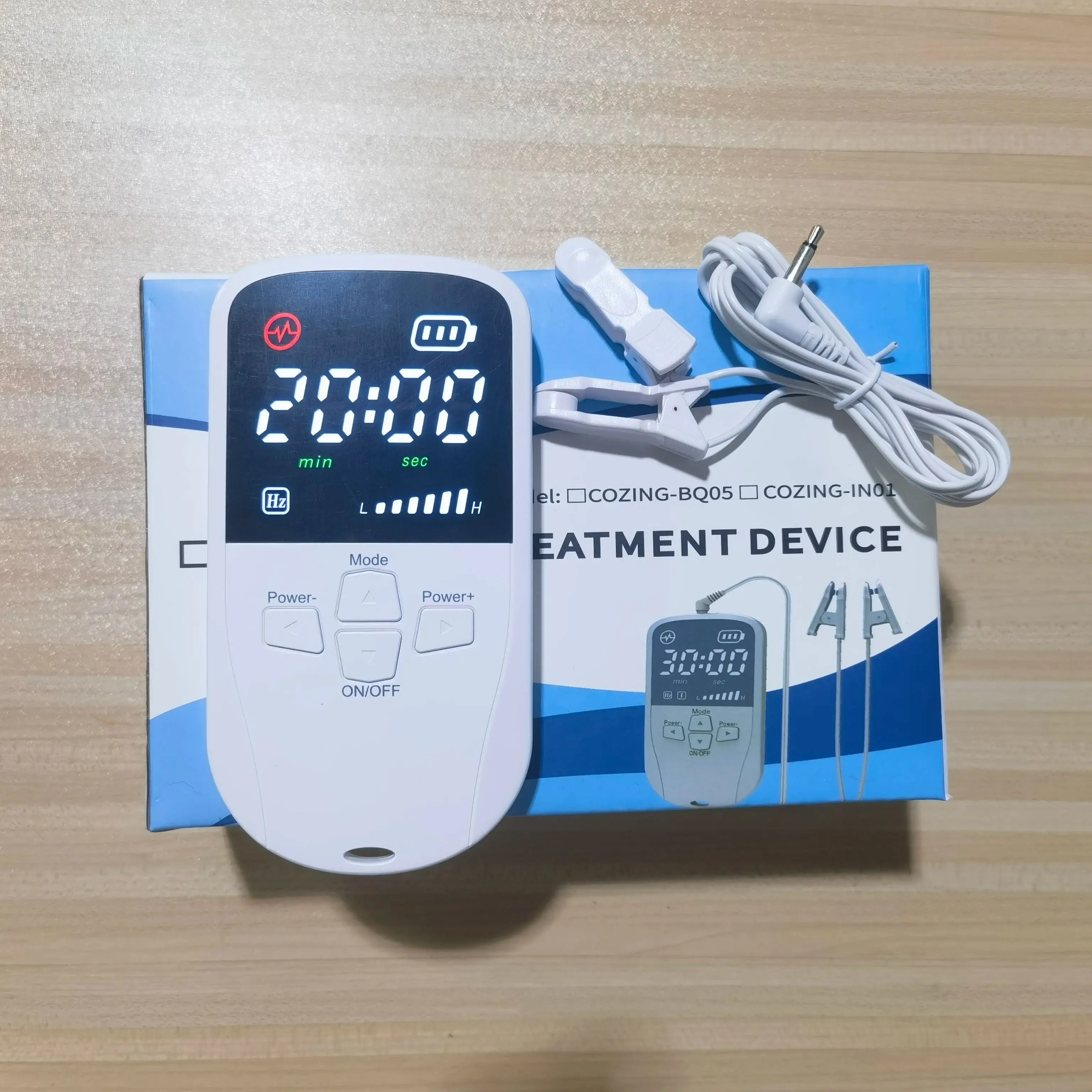

Anti-Anxiety Nerve Stimulator - Vagus Nerve Stimulation Device to Restore Calm, Relieve Head Tension & Stress - Home Therapy