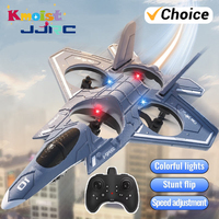 JJRC H128 Headless Mode Modular Toy RC Aircraft 2.4G Foam Plane with Cool Lights Toys Drone for Kid Boys Birthday Chrismas Gifts