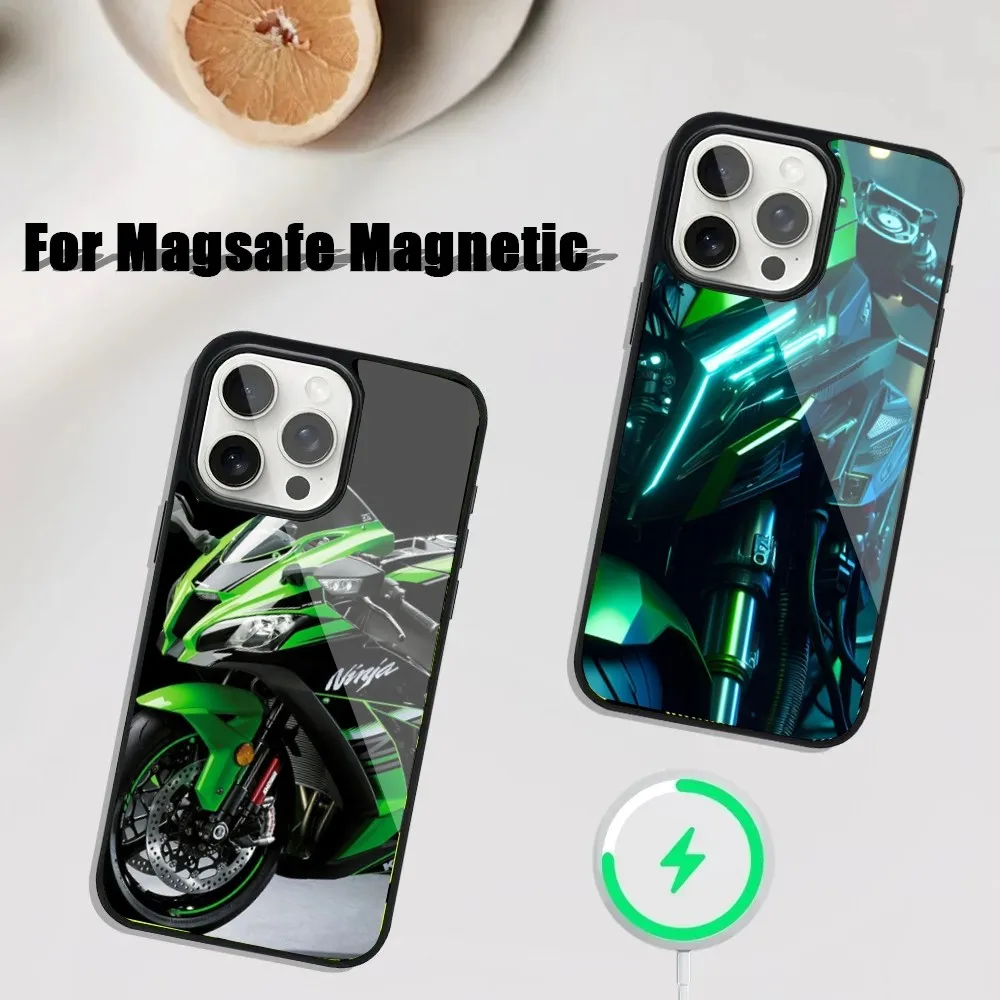 

Cool Motorcycle H2R K-Kawasakies-S Phone Case For iPhone 16,15,14,13,12,11,Plus,Pro,Max Mini Magsafe Magnetic Wireless Charging